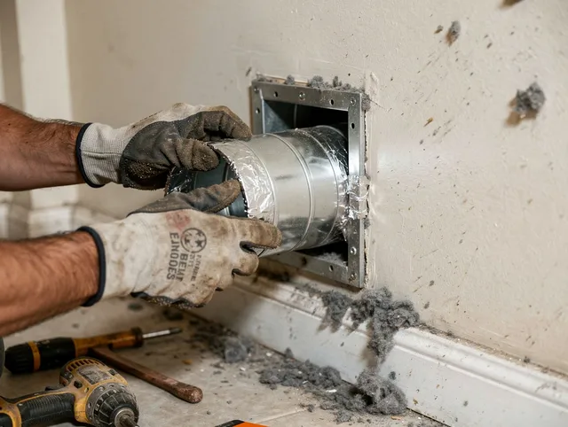 Professional dryer vent repair and installation by Laguna Woods Dryer Vent Cleaning in Laguna Woods